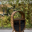 Load image into Gallery viewer, Teak wood mid century bar