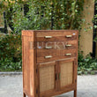 Load image into Gallery viewer, Acacia wood 3 draw chest