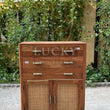 Load image into Gallery viewer, Acacia wood 3 draw chest