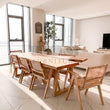 Load image into Gallery viewer, Live edge mango wood dining table