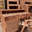 Load image into Gallery viewer, Rattan desk