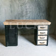 Load image into Gallery viewer, Mango wood and metal desk