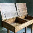Load image into Gallery viewer, Teak wood desk