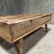 Load image into Gallery viewer, Rattan coffee table with draws