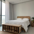 Load image into Gallery viewer, Round edge rattan bed