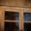 Load image into Gallery viewer, Bleached Teak wood glass cabinet