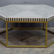 Load image into Gallery viewer, Octagonal bone inlay coffee table