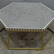Load image into Gallery viewer, Octagonal bone inlay coffee table