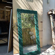 Load image into Gallery viewer, Green carved mirror
