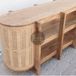 Load image into Gallery viewer, Rattan round edge tv stand