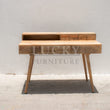 Load image into Gallery viewer, High back mango wood desk
