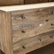 Load image into Gallery viewer, Mango wood and rattan console with 6 drawers
