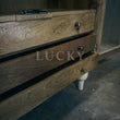 Load image into Gallery viewer, Mango wood white arch glass cabinet