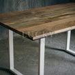 Load image into Gallery viewer, Mango Wood U legs table (White Legs)