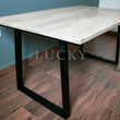 Load image into Gallery viewer, Bleached mango wood table