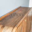 Load image into Gallery viewer, Round Edge Mango wood classic brown Sideboard 4 door