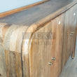 Load image into Gallery viewer, Round Edge Mango wood classic brown Sideboard 4 door