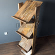 Load image into Gallery viewer, Vinyl Record or Magazine Holder Mango wood (Full Wooden)