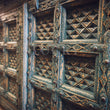Load image into Gallery viewer, Blue carved sideboard