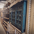 Load image into Gallery viewer, Blue carved sideboard