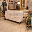 Load image into Gallery viewer, Mother of pearl inlay sideboard