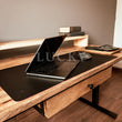 Load image into Gallery viewer, Mango wood desk from Lucky Furniture UAE, elegant and durable workspace solution for modern offices.