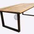 Load image into Gallery viewer, Mango Wood U legs table (White Legs)