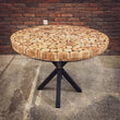 Load image into Gallery viewer, XYLO Log Pieces Round Table | Lucky Furniture & Handicrafts.