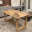 Load image into Gallery viewer, Mango Wood Dining Table Wooden Leg.