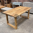 Load image into Gallery viewer, Mango Wood Dining Table Wooden Leg.