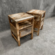 Load image into Gallery viewer, Rattan and mango wood 1 draw sidetable.
