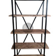 Load image into Gallery viewer, X back bookshelf minimalist.