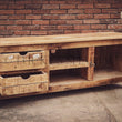 Load image into Gallery viewer, Industrial tv stand with fridge handle | Lucky Furniture & Handicrafts.
