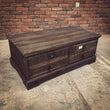 Load image into Gallery viewer, Ash grey sandblasted 4 draw coffee table | Lucky Furniture & Handicrafts.
