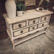 Load image into Gallery viewer, Brass inlay shabby chic drawchest | Lucky Furniture & Handicrafts.