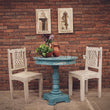 Load image into Gallery viewer, Vibrant Blue Round Table and Assorted Chair | Lucky Furniture & Handicrafts.