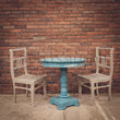 Load image into Gallery viewer, Vibrant Blue Round Table and Assorted Chair | Lucky Furniture & Handicrafts.