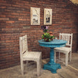 Load image into Gallery viewer, Vibrant Blue Round Table and Assorted Chair | Lucky Furniture & Handicrafts.