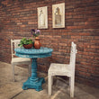 Load image into Gallery viewer, Vibrant Blue Round Table and Assorted Chair | Lucky Furniture & Handicrafts.