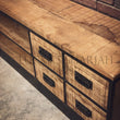 Load image into Gallery viewer, Industrial 8 Draw Tv Stand | Lucky Furniture & Handicrafts.