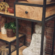 Load image into Gallery viewer, Industrial half arch bookshelf with 1 draw | Lucky Furniture & Handicrafts.
