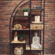 Load image into Gallery viewer, Industrial half arch bookshelf with 1 draw | Lucky Furniture & Handicrafts.