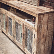 Load image into Gallery viewer, Recycle Design White Glazed Sideboard | Lucky Furniture & Handicrafts.