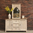 Load image into Gallery viewer, Carved 3 draw 2 door sideboard 2 tone | Lucky Furniture & Handicrafts.