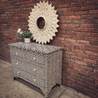 Load image into Gallery viewer, Graphic Stripes Bone Inlay Drawchest | Lucky Furniture & Handicrafts.