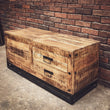 Load image into Gallery viewer, Versatile Mango wood storage box with 2 draw | Lucky Furniture & Handicrafts.