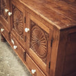 Load image into Gallery viewer, "Suraj design" vintage carved dresser | Lucky Furniture & Handicrafts.