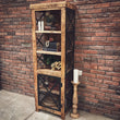 Load image into Gallery viewer, Narrow Barn Style bookshelf with fenced door style | Lucky Furniture & Handicrafts.