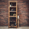 Load image into Gallery viewer, Narrow Barn Style bookshelf with fenced door style | Lucky Furniture & Handicrafts.