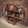 Load image into Gallery viewer, Oval Bookshelf Mango wood | Lucky Furniture & Handicrafts.
